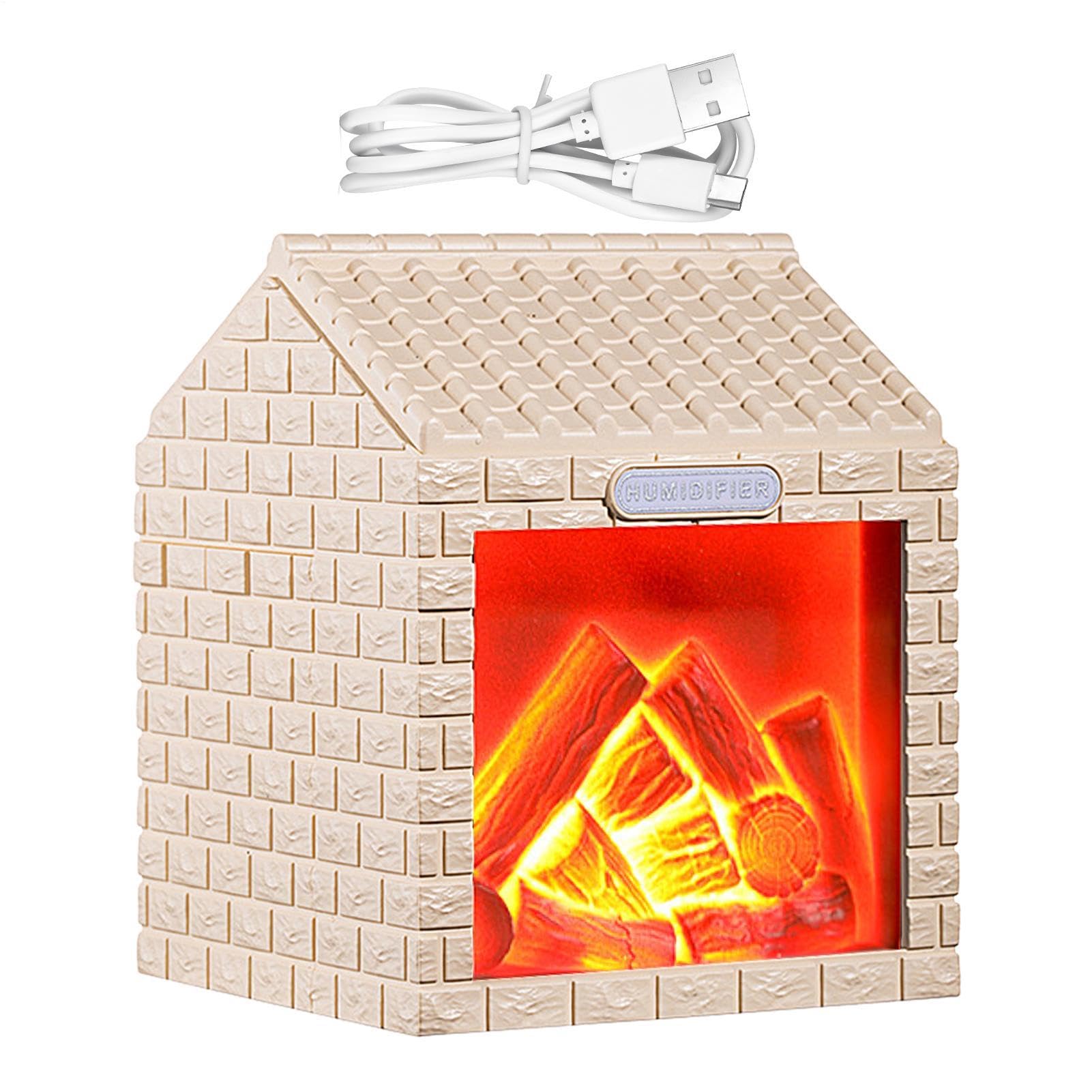 Humidificador USB silencioso con luz LED para mesa de noche