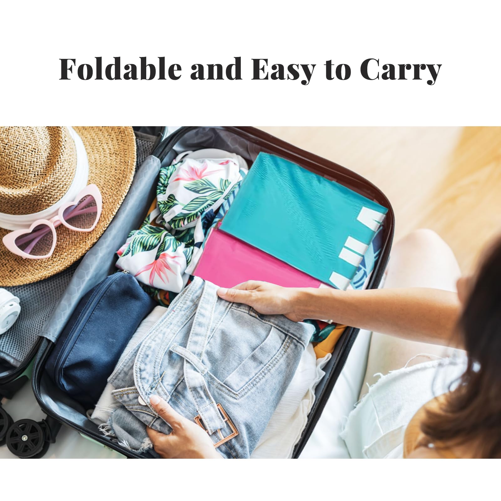 Sacchi Per Biancheria Sporca - 2 Pezzi Pieghevoli, Tessuto Oxford, Con Cordoncino, Per Casa E Viaggi - Foto 3