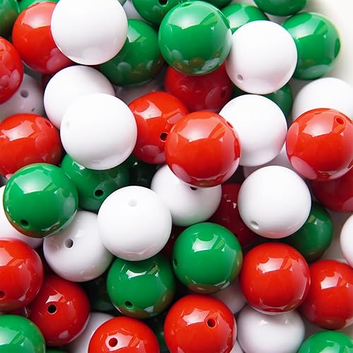 Surtido de cuentas de goma de mascar de 0.787 pulgadas para bolígrafos con cuentas, collares, pulseras, llaveros, cuentas acrílicas, cuentas de 0.78