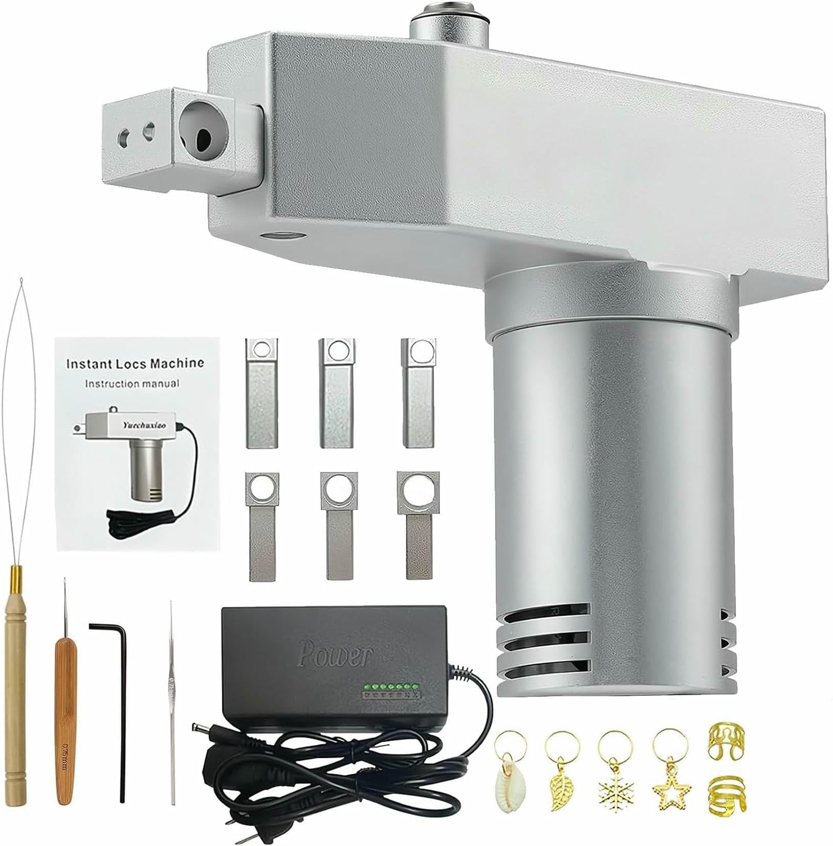 Machine pour locs instantanés sur la tête ou cheveux synthétiques de rechange