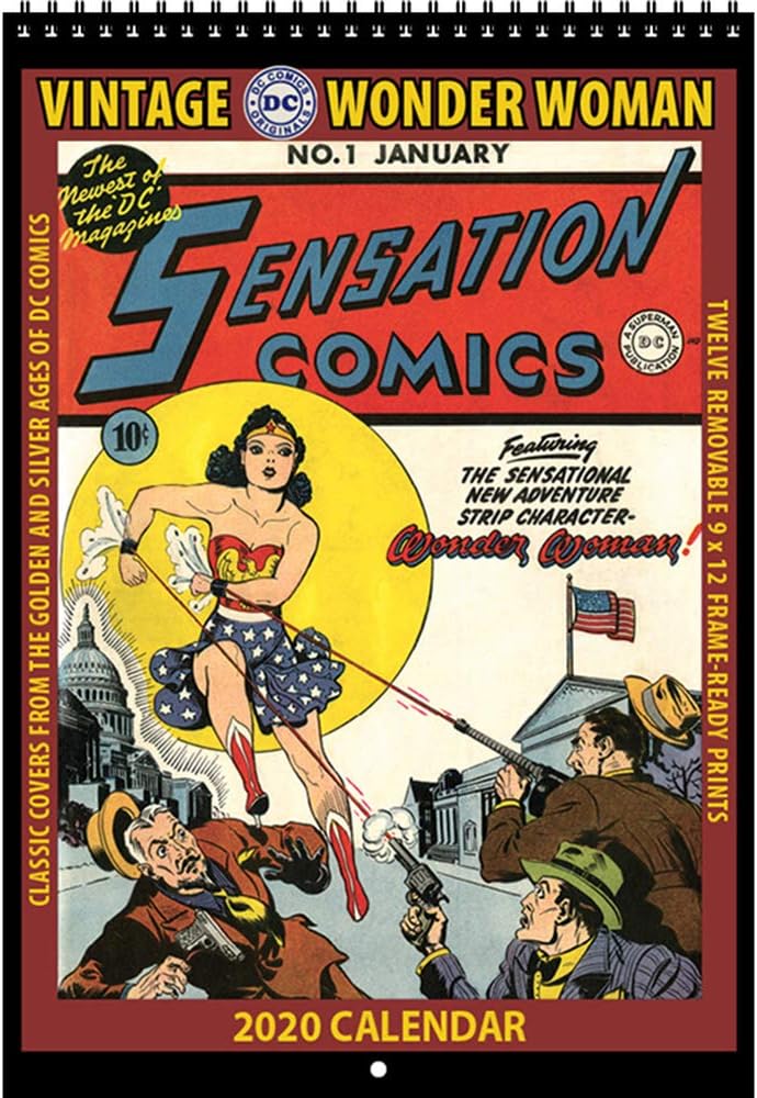 2020 Vintage Wonder Woman Calendar : Everything Else - Amazon.com