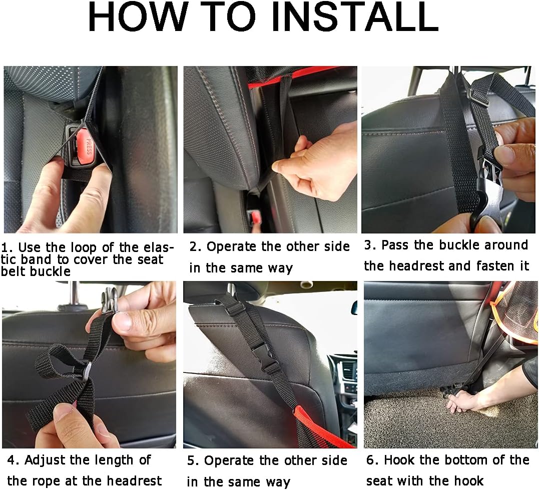 Pocket Handbag Storage Netting Upgrade Black Photo