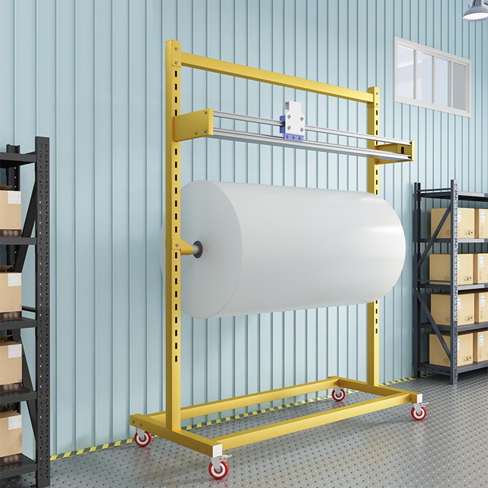 Dispenser di pluriball per imballaggio, trasloco e spedizione efficienti - Avvolgitore di pellicola estensibile indipendente