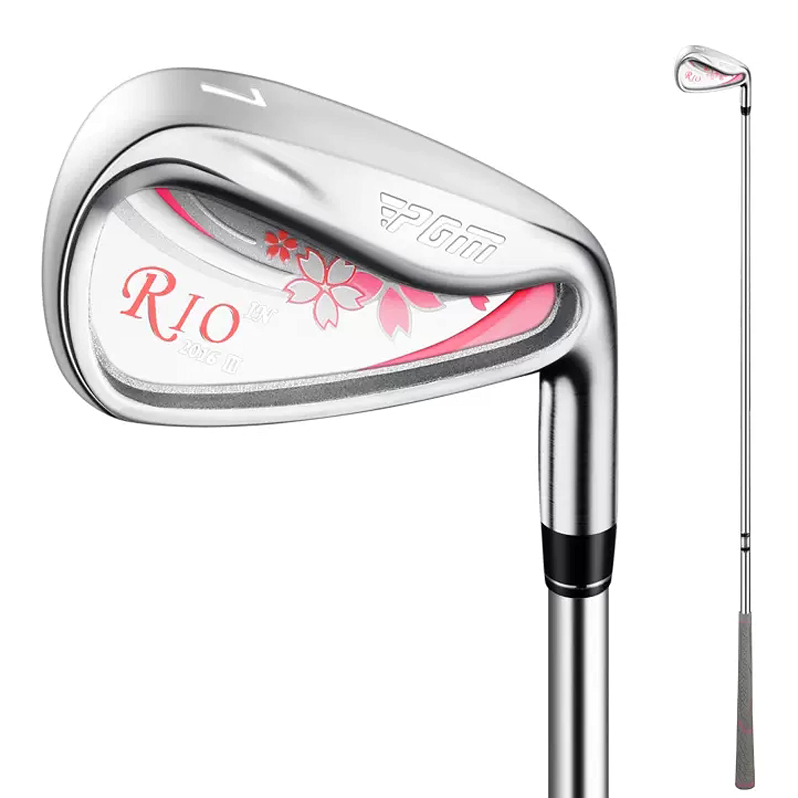 PGM Golf Club Rio 2016 III Donna # 7 Ferro Acciaio Inossidabile – Mazza singola per destrorsi per principianti e competizioni