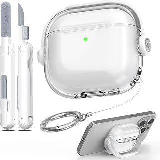 R-fun for Airpods 4 Case with Secure Lock & Cleaning Kit
