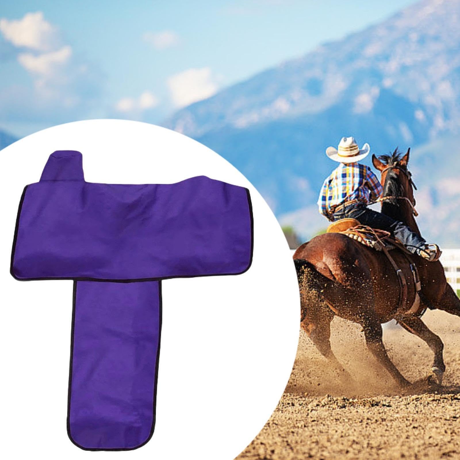 Funda para Silla de Montar Estilo Western, Funda Ligera, Porta Silla de Polvo, Protección para Sillas de Montar Western.