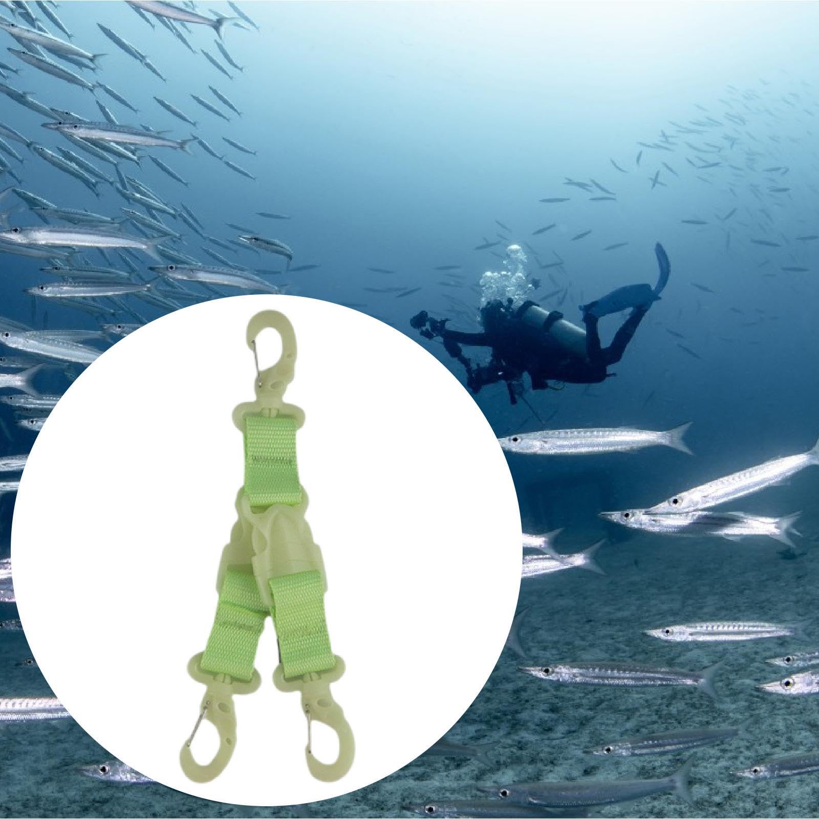 kowaku Diving Fin Strap Snorkel Keeper Strap Equipment Lightweight Scuba Gear Holder Diving Flippers Buckle for Men Women Swimming