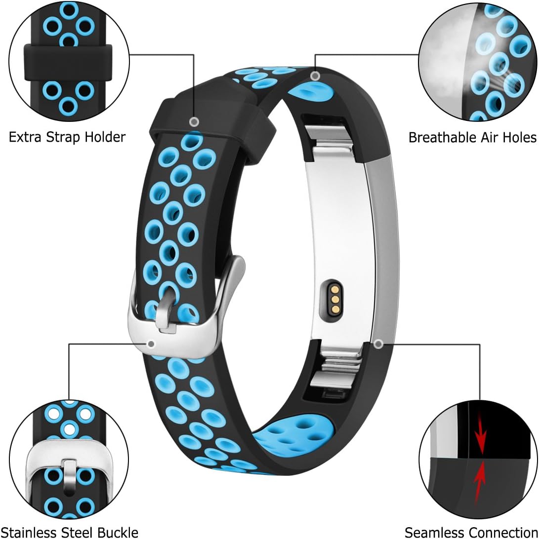 Maledan Competible with Alta HR/Alta and Ace Bands, Replacement Accessory Sport Bands with Air Holes