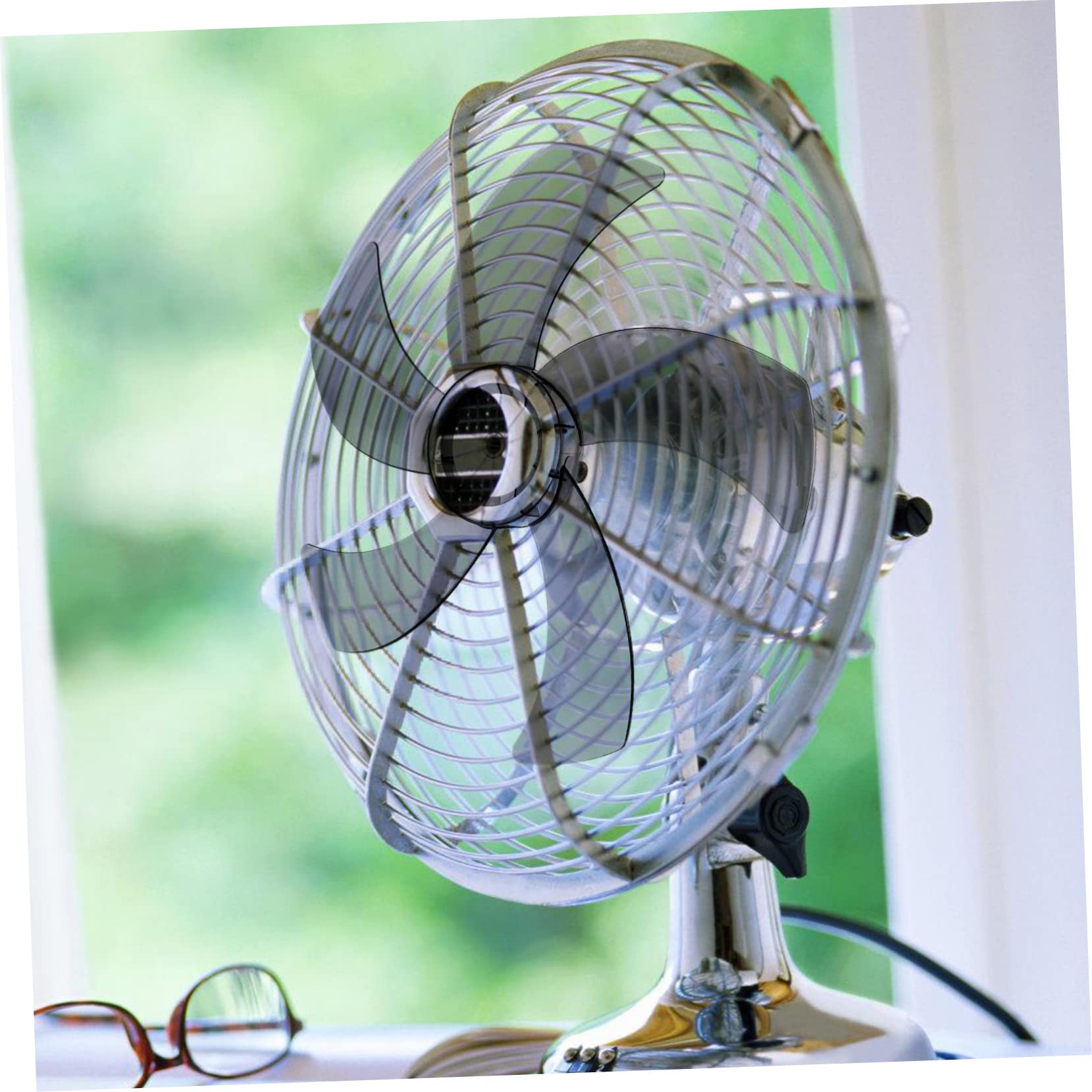 Garneck Aspas del Ventilador de 5 Hojas de 16 Pulgadas, Plástico