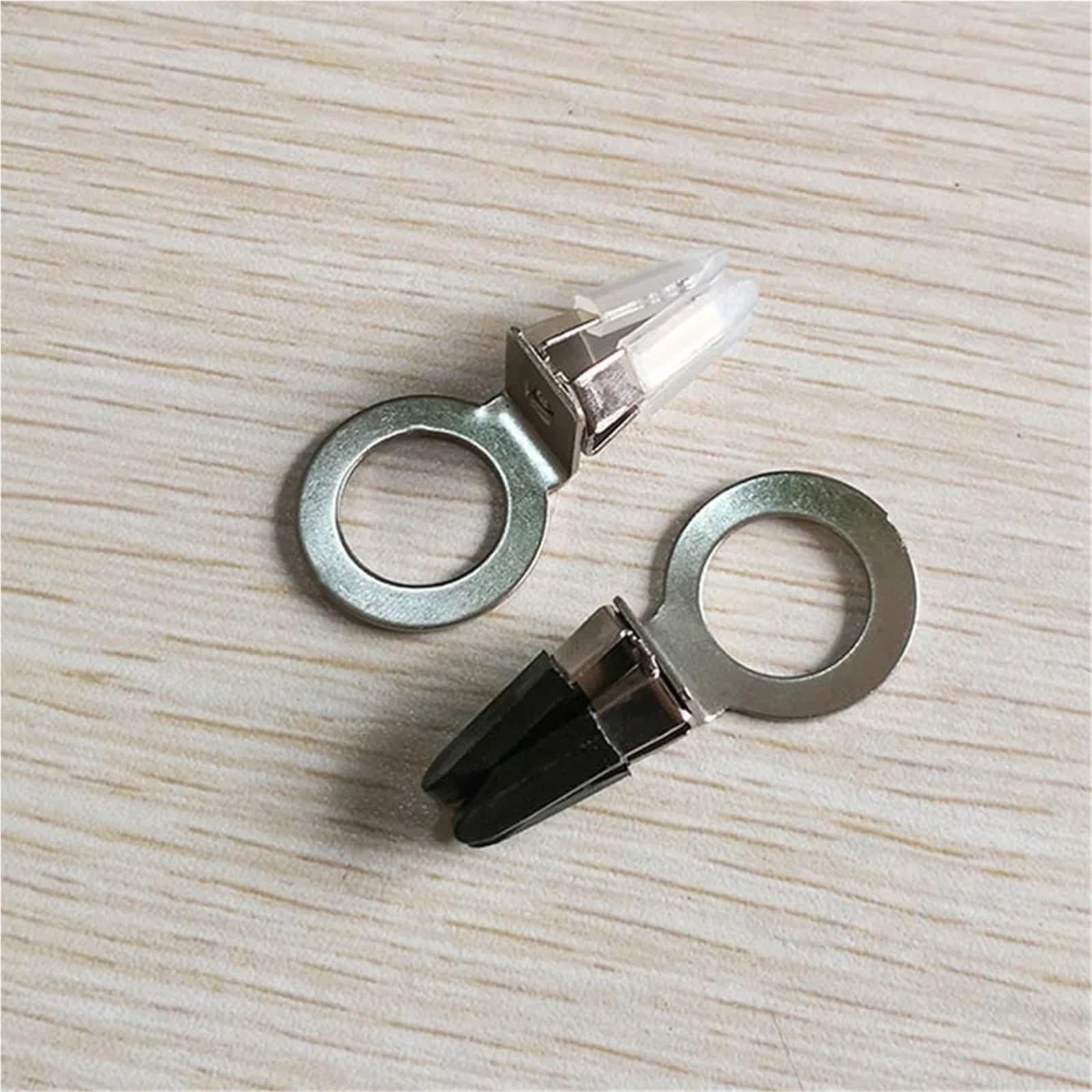 Clip per bocchetta dell'aria dell'auto, 50 pezzi, clip per profumo, in acciaio inox, bianco, per prese d'aria e profumo, colore: bianco