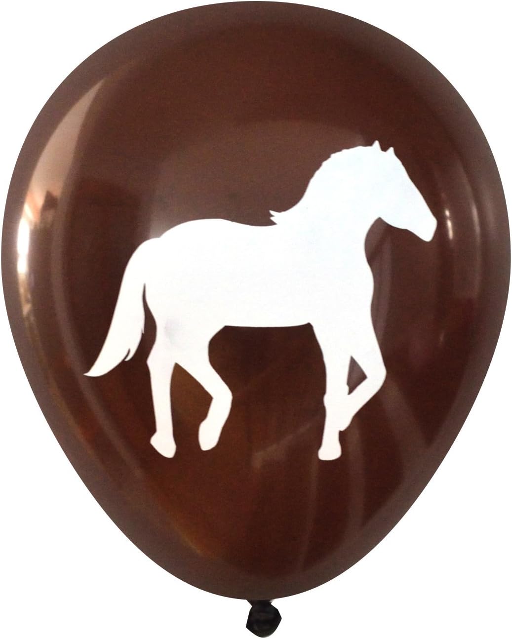 Horse Latex Balloons, 16 count (Dark Brown)