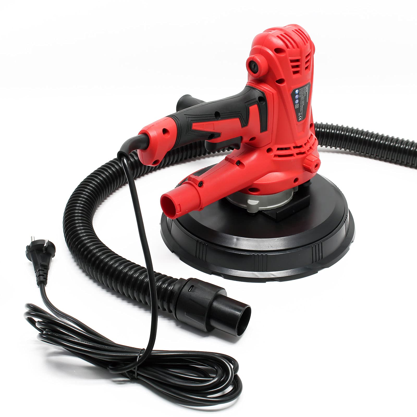 XPOtool Levigatrice 1280W Con aspirazione, disco di levigatura da 215 mm e impugnatura supplementare