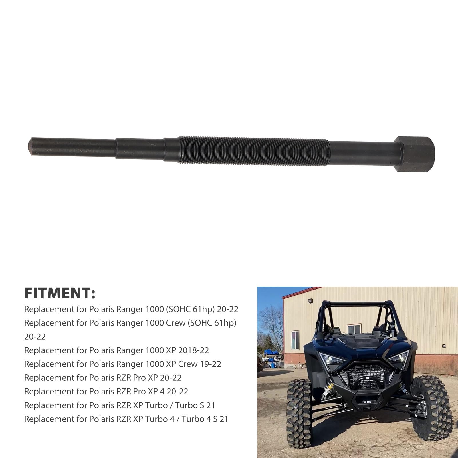 Extracteur d'embrayage, Embrayage de Transmission Haute r¨¦sistance, extracteur d'embrayage Primaire renforc¨¦ pour Polaris Ranger 1000 RZR
