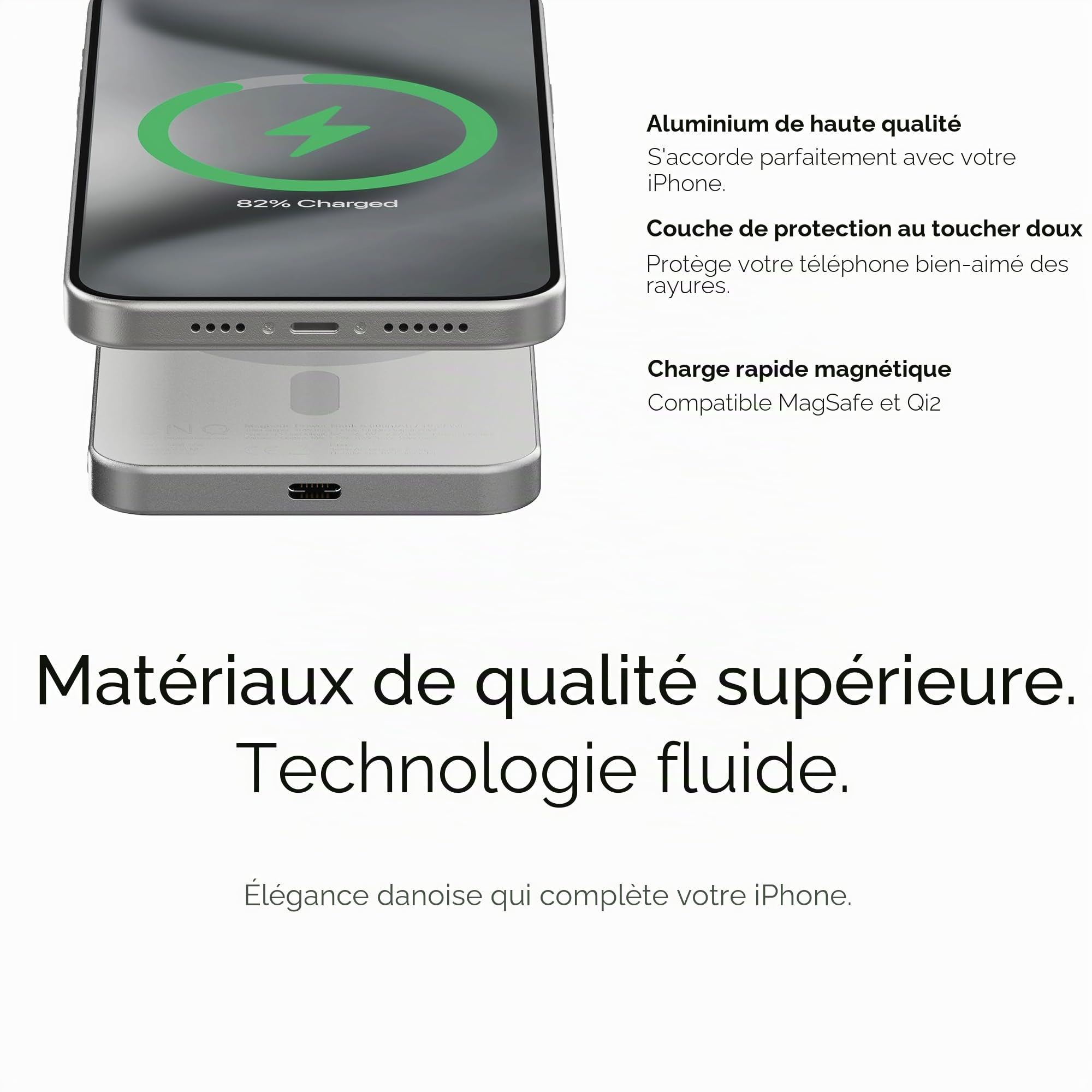 LINQ Powerbank magnétique sans Fil 5.000