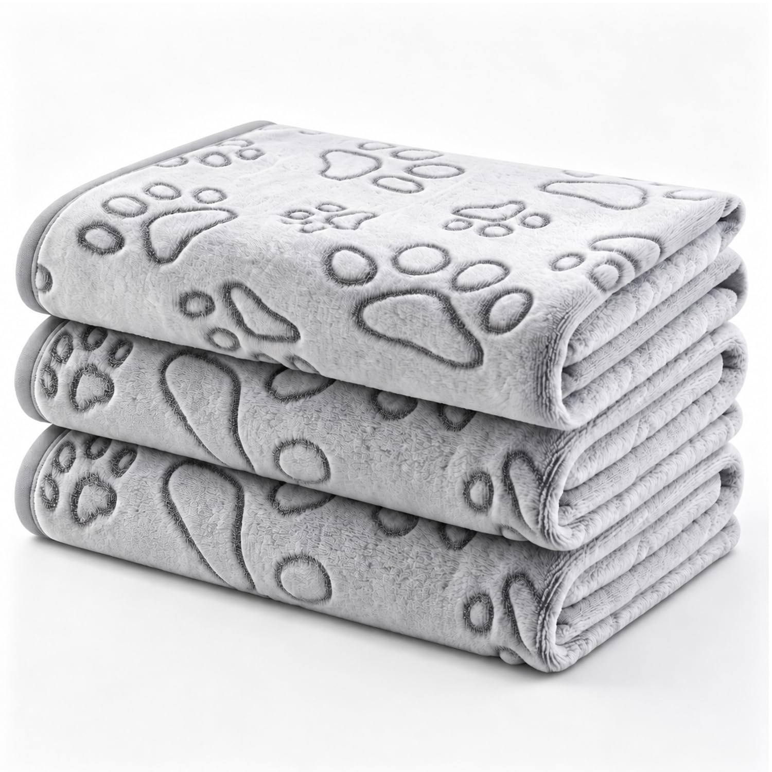 Puppy Blanket, Cat Blankets for Indoor Cats Washable, 3 Pack (60 x 40 cm)