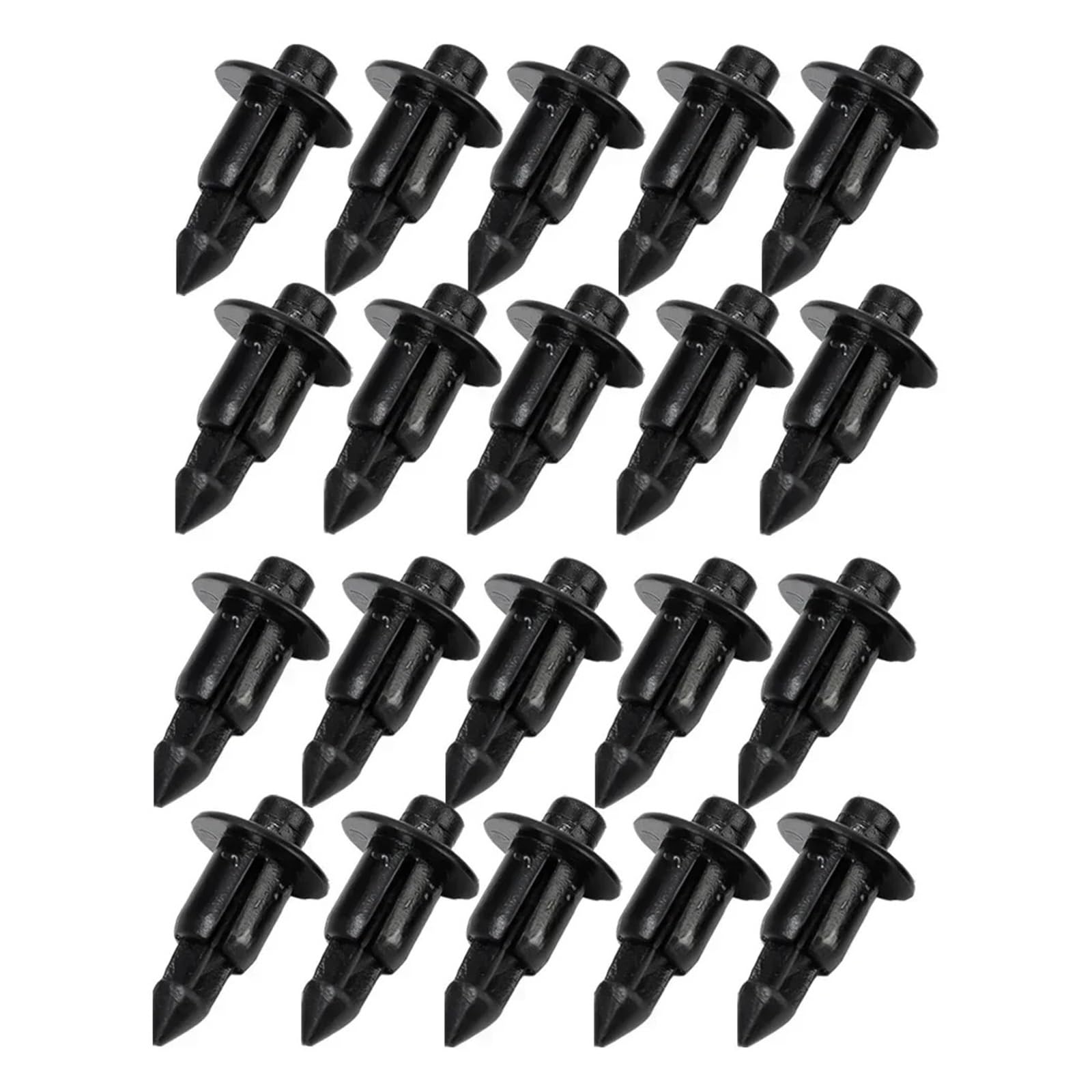 KXFVYNE Expansion Screw Buckle Car Motorcycle Plastic Rivets Fasteners Shell Flow Cover Screws(20pcs)