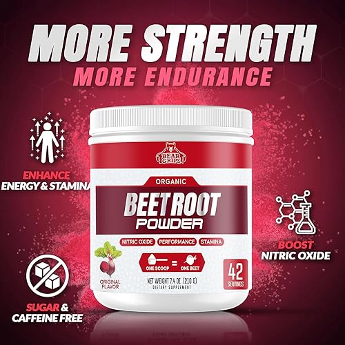 Miniatura 3 de Polvo orgánico de raíz de remolacha  Suplemento de óxido nítrico Super Food Beets Suplementos, remolacha en polvo, remolacha para suplementos de