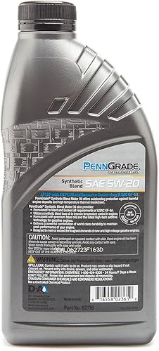 Miniatura 8 de PENNGRADE 62716, Aceite de mezcla sintética SAE 5W-20, 1 cuarto de galón