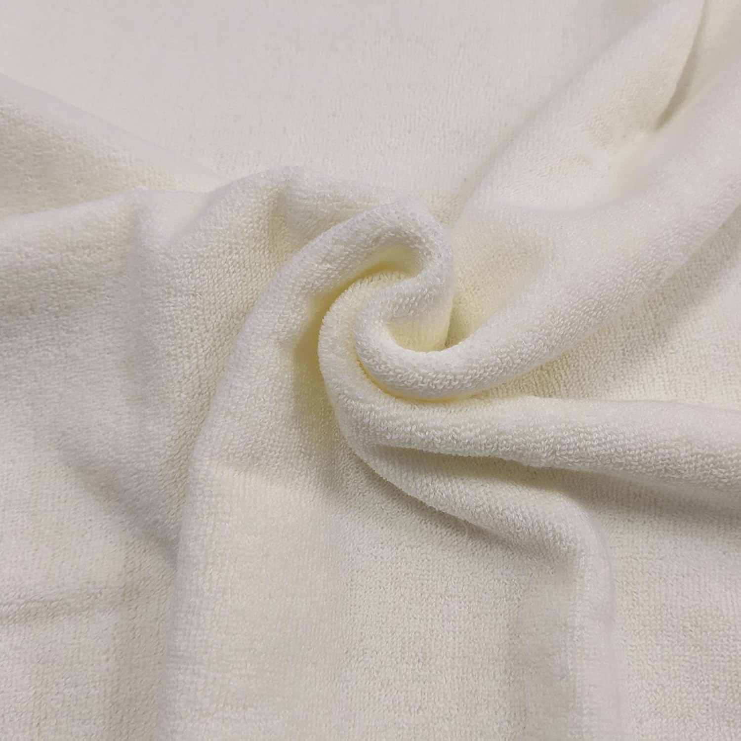 ABREEZE Floral Embroidered Bath Towel Set,2 Piece, Cotton Absorbent Skin-Friendly, Suitable for Bathroom, Gym,White(1 Bath Towel,1 Hand Towel)