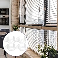 Vista 5 de Tofficu 4 tiradores sin cordón para ventanas, fáciles de instalar, material resistente para persianas enrollables