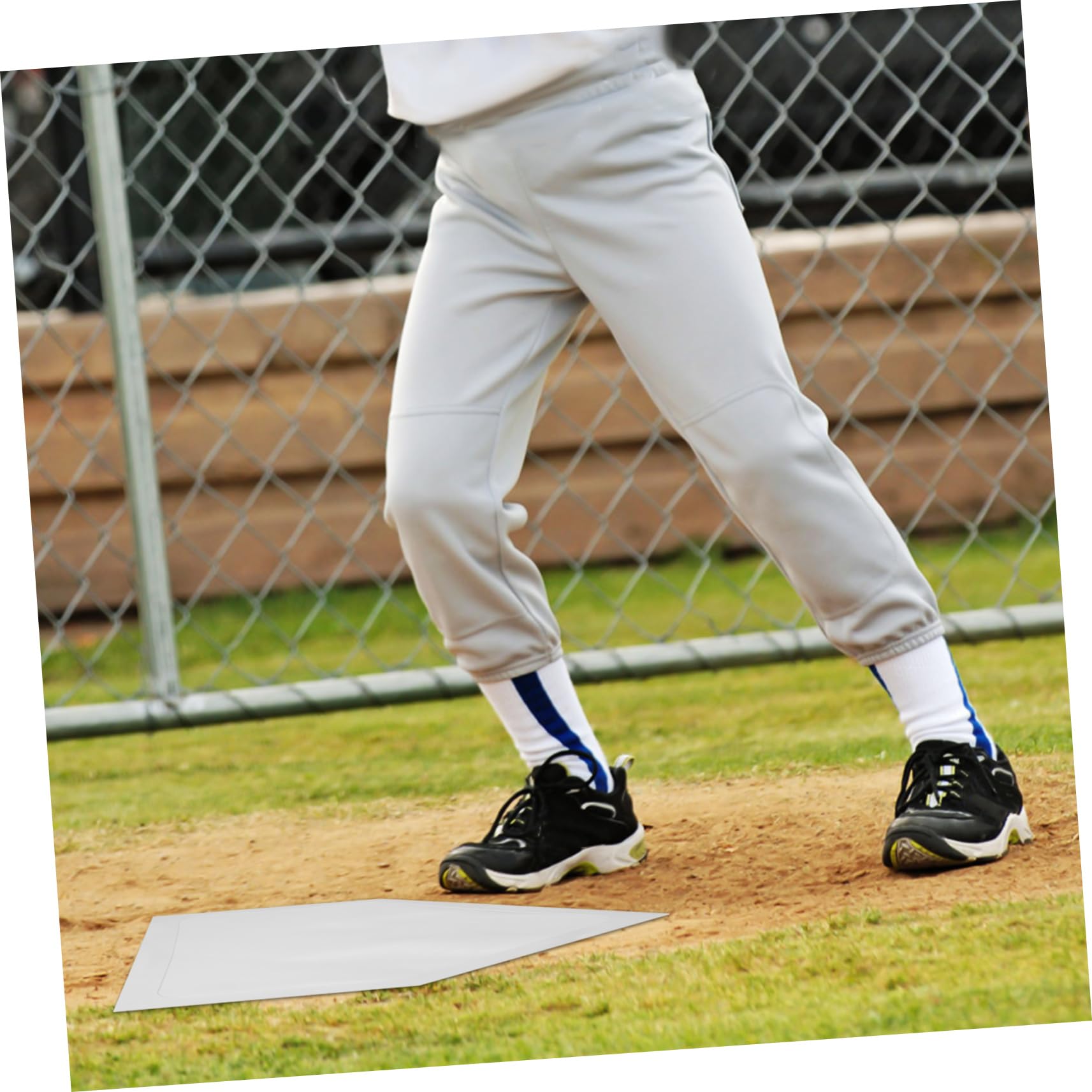 Mikikit Throw Down Baseball Bases Baseball Plates Pitcher Training Mat Lightweight