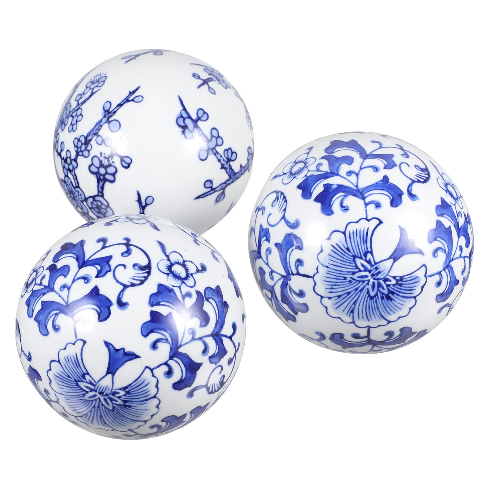 Boules décoratives en céramique pour coupelle d'eau et salon