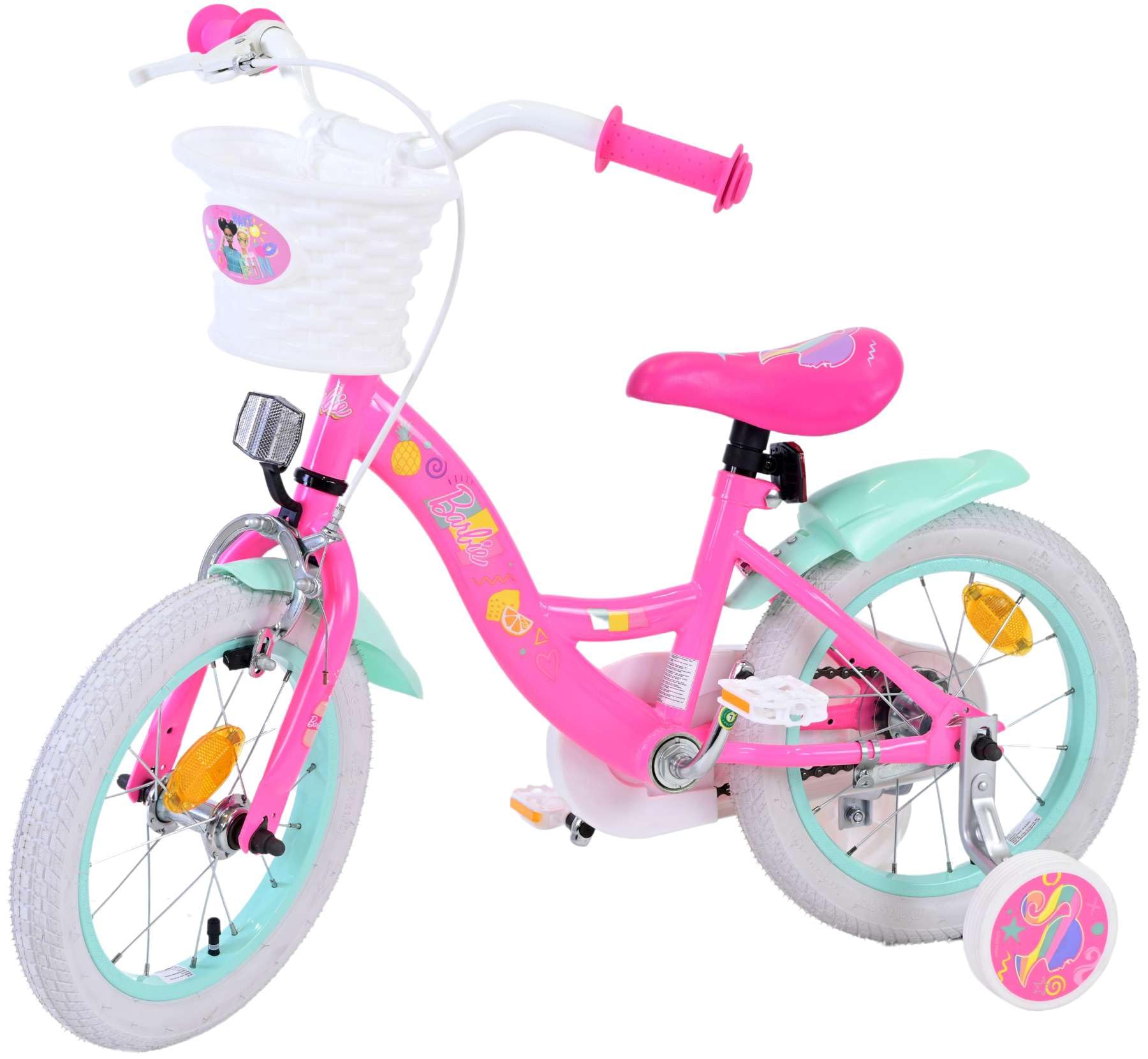 Hoppa! Barbie Kinderfiets - Meisjes - 14 inch - Roze (31454-SACB)