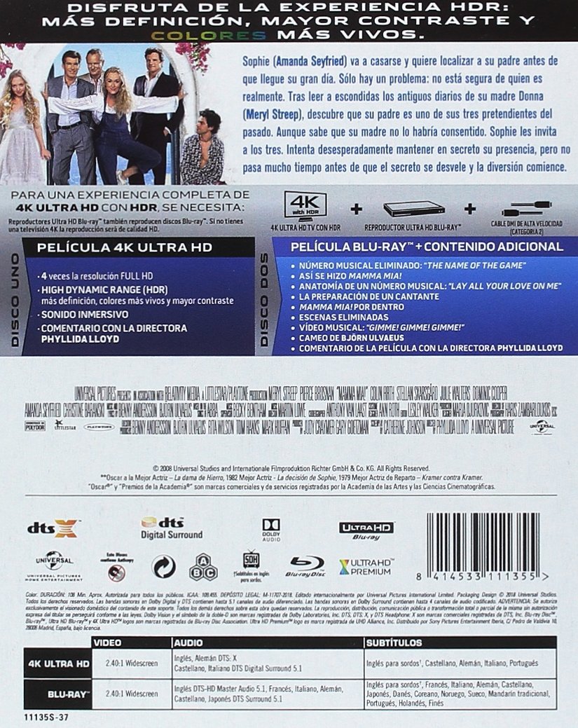 Mamma Mia [Blu-ray]