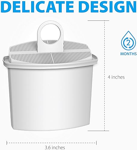 Miniatura 4 de Waterdrop Filtro de agua de café certificado TÜV SÜD, repuesto para Braun KWF2, 3106, 3112, 3115, 3116, KF600, KF590E, KF580, KF550, KF190, KF187,