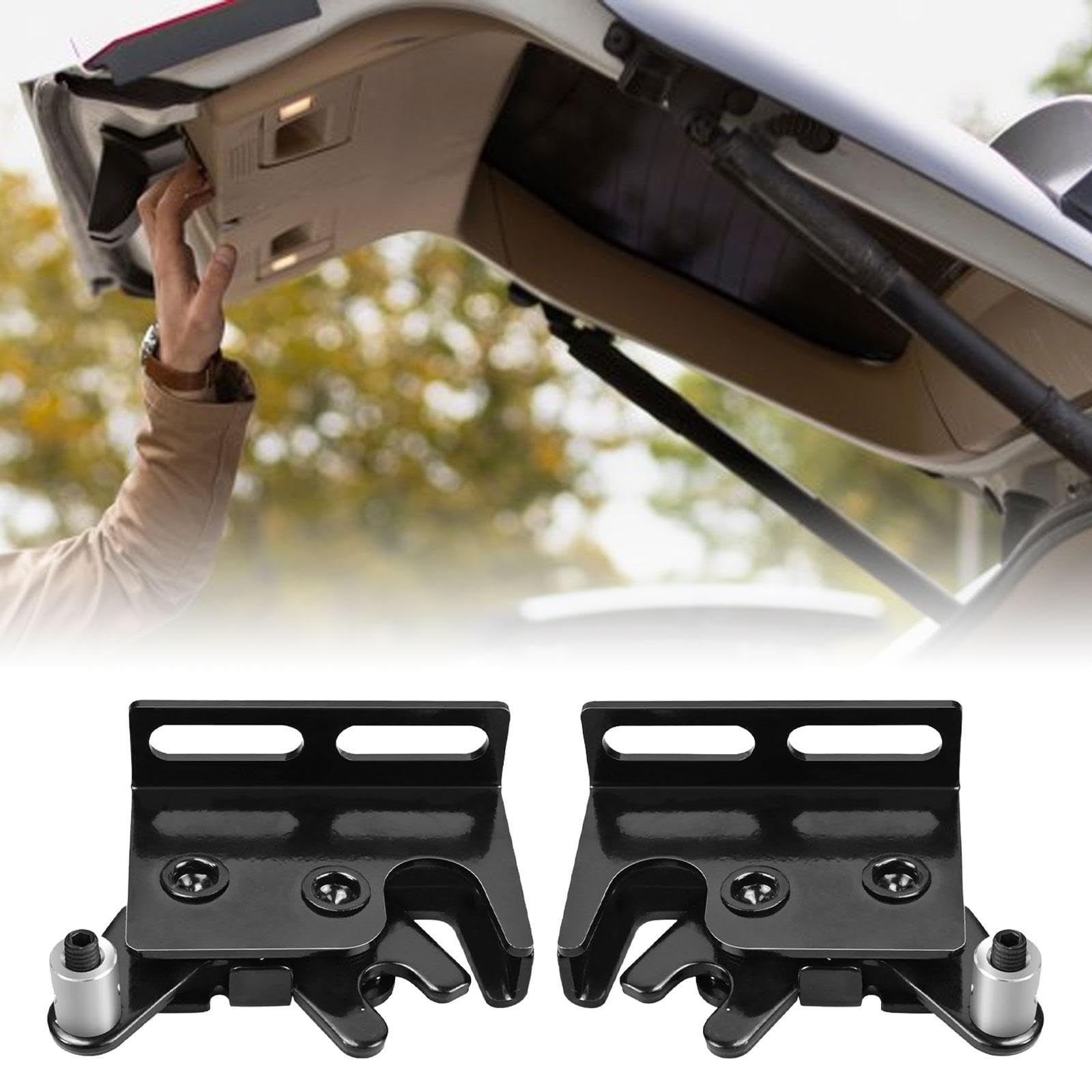 2 Piezas Giratoria Tapa Camioneta Montaje Sustitución Reparación Accesorio Metal Larga Vida Útil Apto para Mantenimiento Taller Conductor