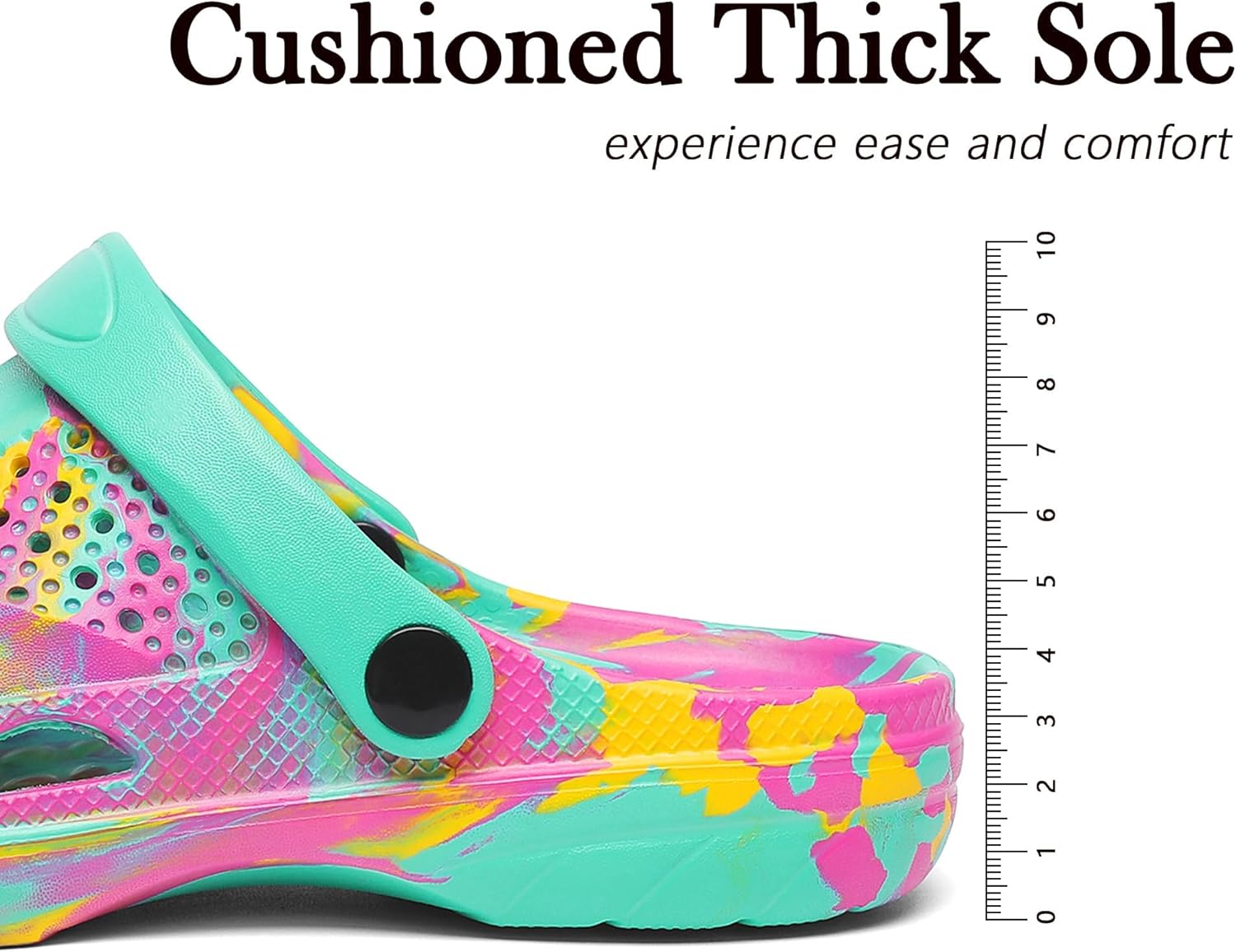 SOSOWHLTE Men's Women's Arch Support Clogs,Unisex Garden Shoes Comfortable Slip-on Outdoor Sandals Slippers for Beach Casual - Image 6