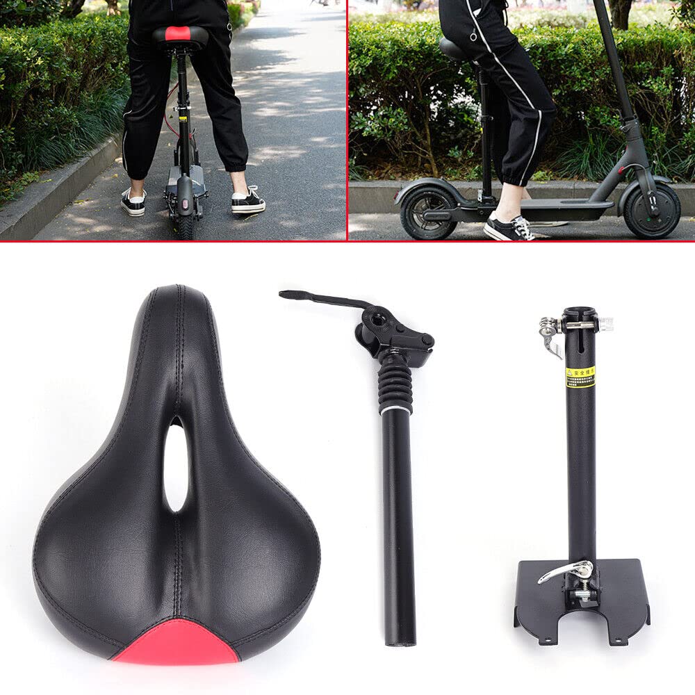 Selle Trottinette, Siège Pour Patin Mixte, Selle De Scooter Electrique Réglable, Accessoires Trottinette Electrique, Saddle Doux Chocs, Doux Compatible, Est Adapté à Scooter
