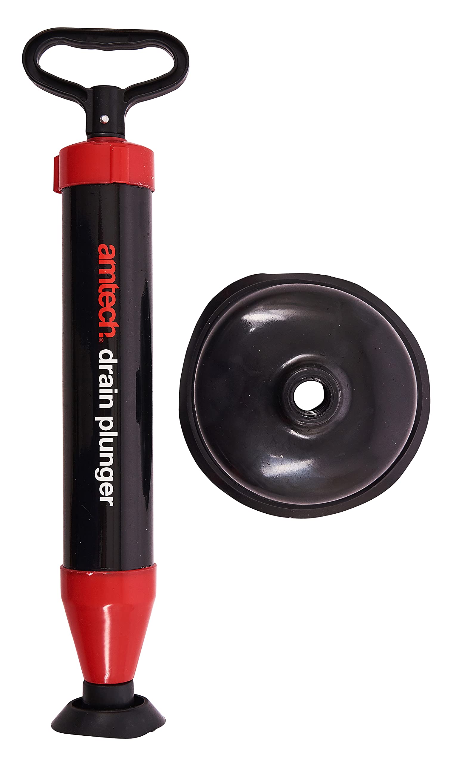 Sturalavandini A Pompa Am-Tech S1502 - Medio, Con 2 Ventose Intercambiabili Per Lavandini E Docce - Foto 8