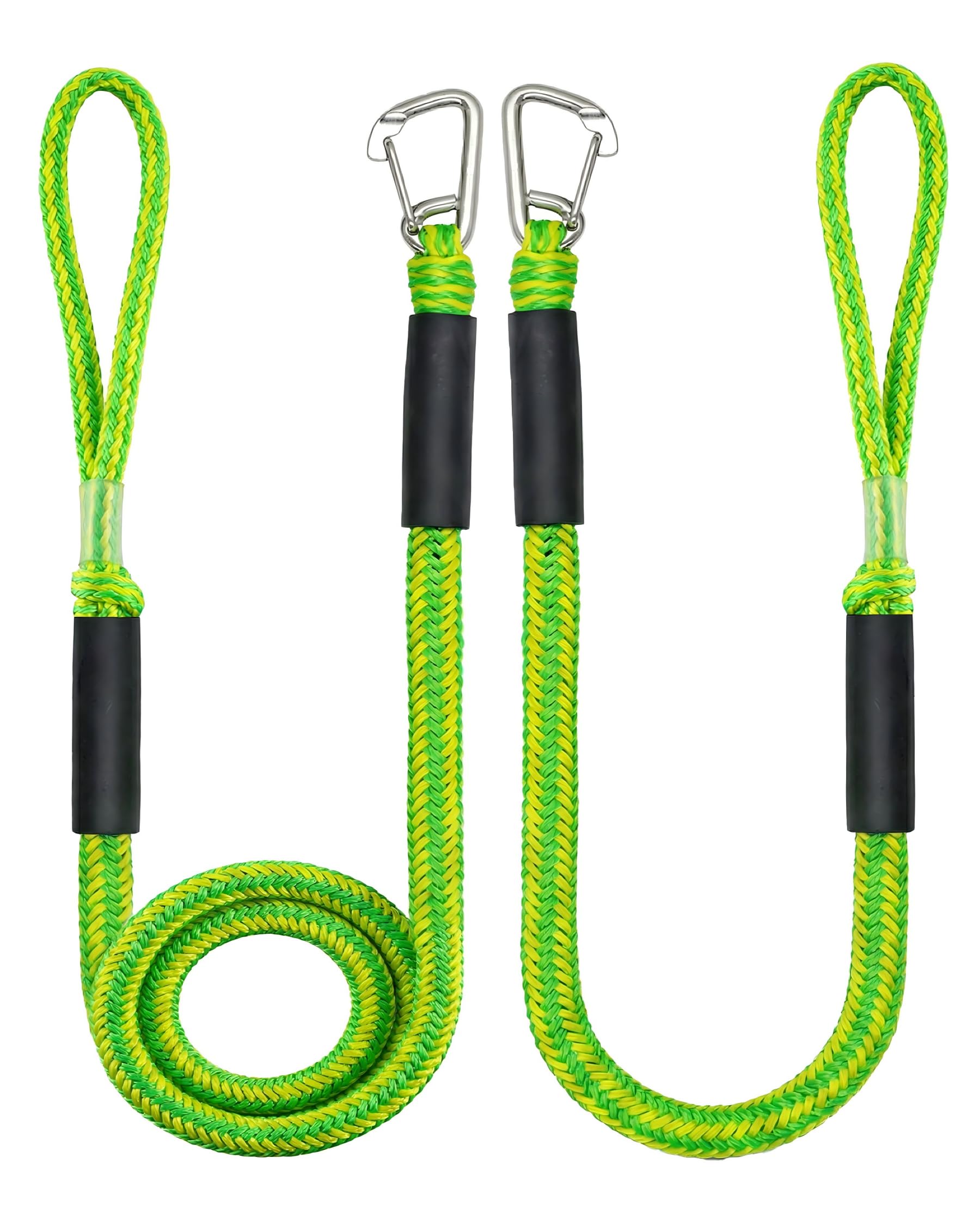 Bungee Dock Lines - 2 Pack, 2200LB Strength -16 Bungee Dock Lines - 2 Pack, 2200LB Strength -16