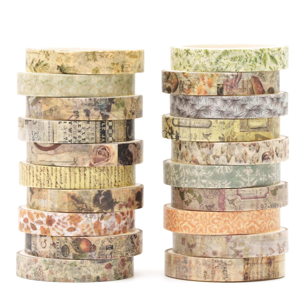 Vintage Plaid Washi Tape Set - 8 Rolls -9 Vintage Plaid Washi Tape Set - 8 Rolls -9