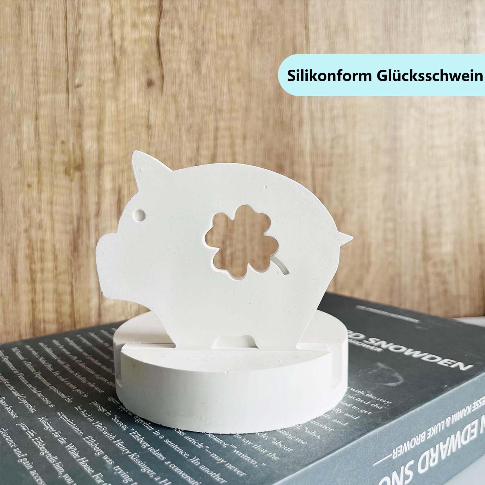 SVOCK Moule En Silicone Cochon, Moule Silicone Bougie Platre Pour Moulage, Moule Silicone Savon Cochon, Resine Epoxy Moule Silicone Moule Savon Silicone