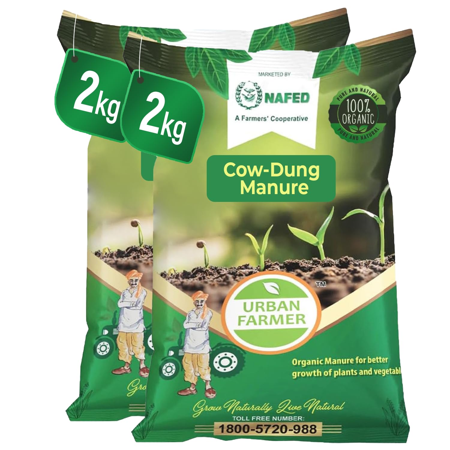 URBAN FARMER™ -Organic Cow Dung Manure For Plants | Manure for Plants & Home Gardening, Indoor and outdoor plants | Composter | 100% Organic (Cow Dung Manure, 4 KG) (B0D34WYSB5) Amazon Price History, Amazon Price Tracker