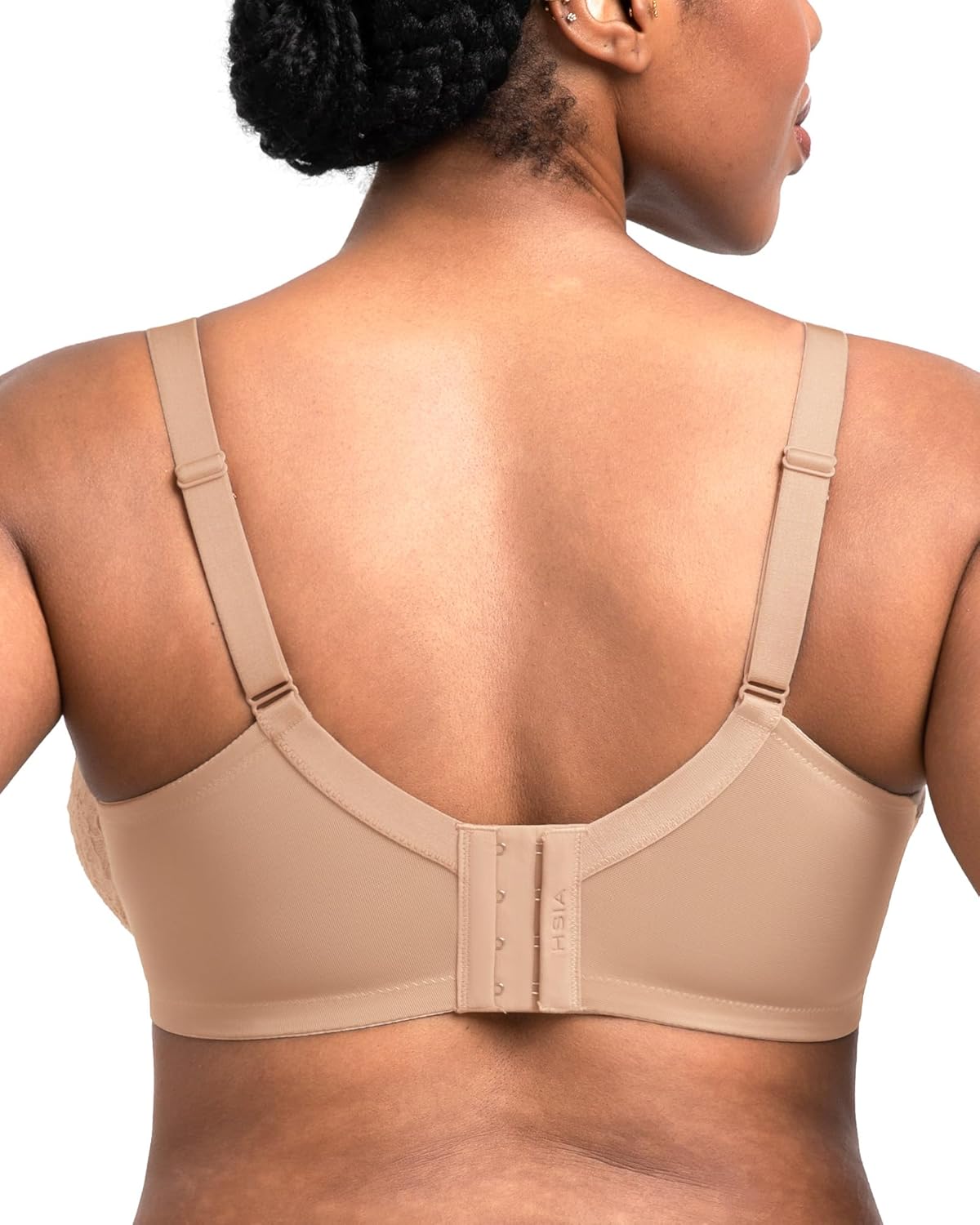 HSIA Minimizer Bras for Women Enchante Full Coverage Underwire Bras Plus Size Lifting Floral Lace Bra for Heavy Breast - Image 3