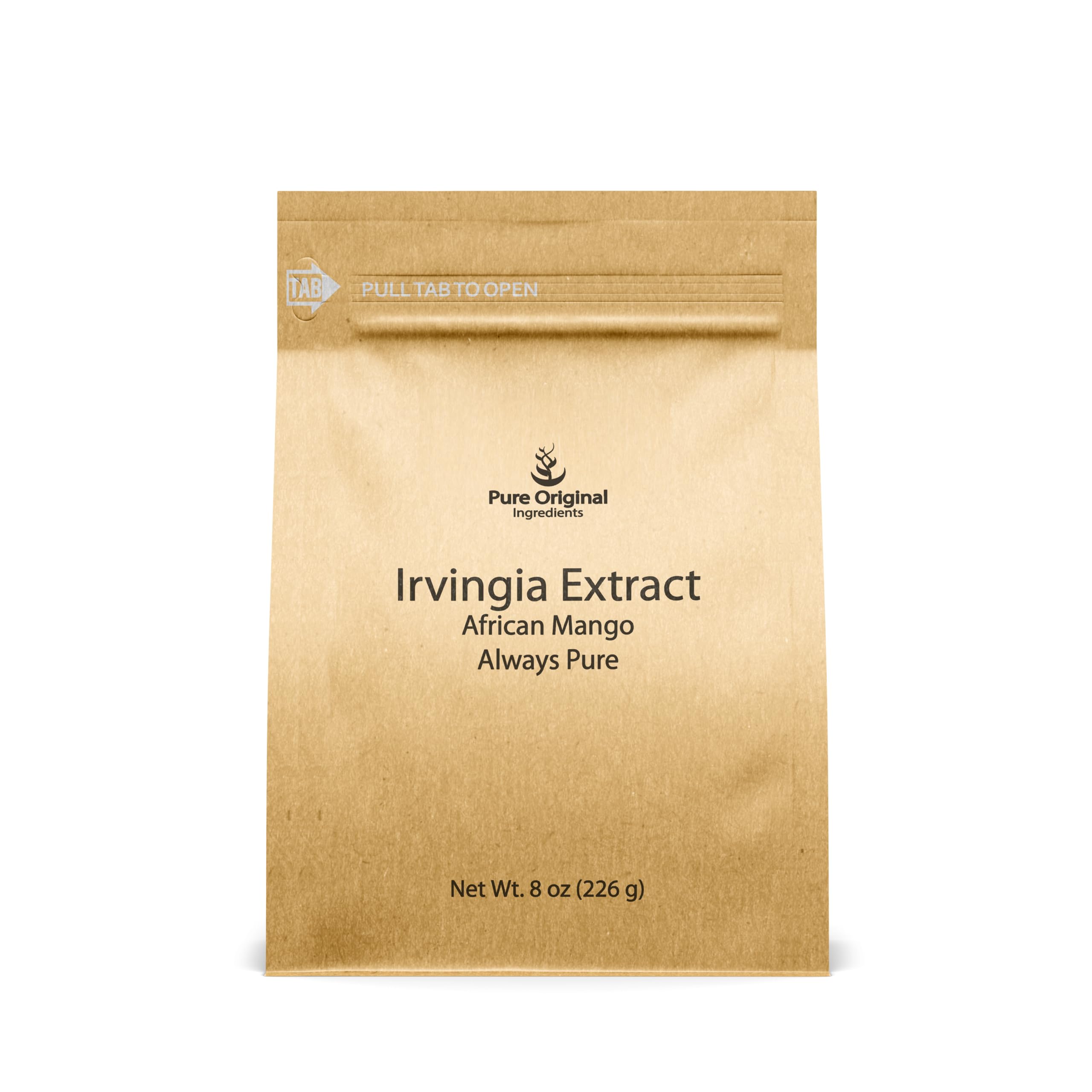 PURE ORIGINAL INGREDIENTS Irvingia Seed Extract (8 oz) African Mango, Always Pure, Herbal Supplement, No Fillers or Additives