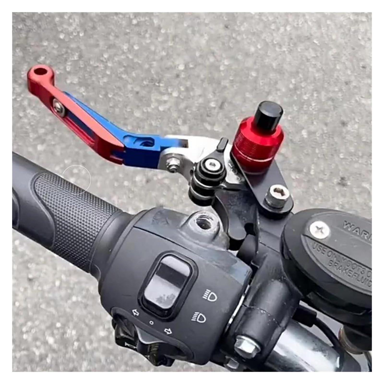 Per H&ONDA ADV350 ADV 350 Forza350 Forza 350 NSS350 Leva Freno Pulsante Di Parcheggio Interruttore Di Blocco Semiautomatico(Red)
