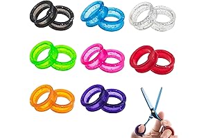 Soft Silicone Scissors Finger Inserts for Hairstylists and Pet Groomers