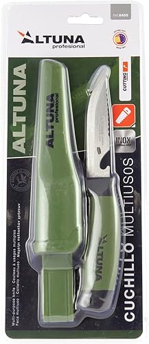 Miniatura 5 de Altuna Juego de herramientas de jardinería - Tijeras de podar afiladas, tijeras de jardín para recortar, afilador de hojas de bolsillo con estuche