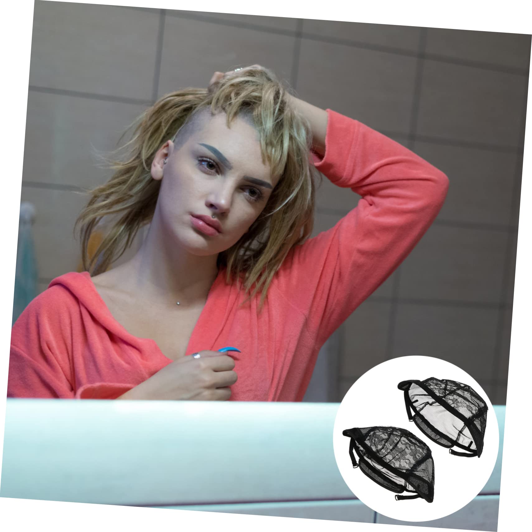 Beaupretty 12 Piezas Gorro De Peluca De Encaje Pelucas Delanteras De Encaje Gorra De Peluca Para Hacer Pelucas Gorro De Peluca De Malla Para Hacer Pelucas Perder Hazme Tela