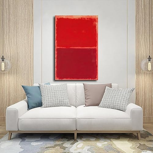 Miniatura 5 de Mark Rothko - Lienzo decorativo para pared, diseño de cuadros para sala de estar, dormitorio, estilo marco, 24 x 36 pulgadas (23.6 x 35.4 in)