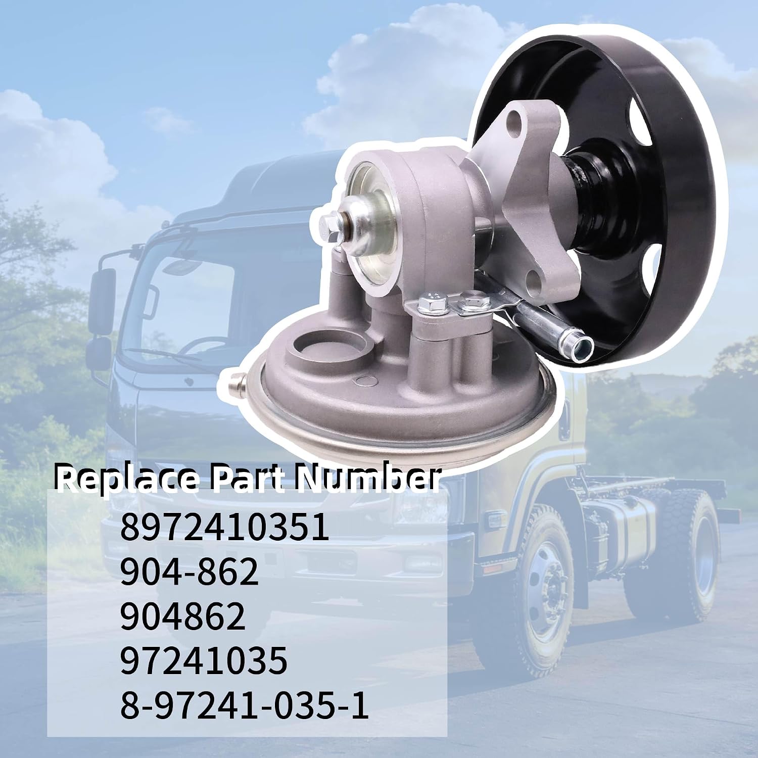Brake Vacuum Pump with Pulley for Isuzu NPR 6.0L, 290KT00020