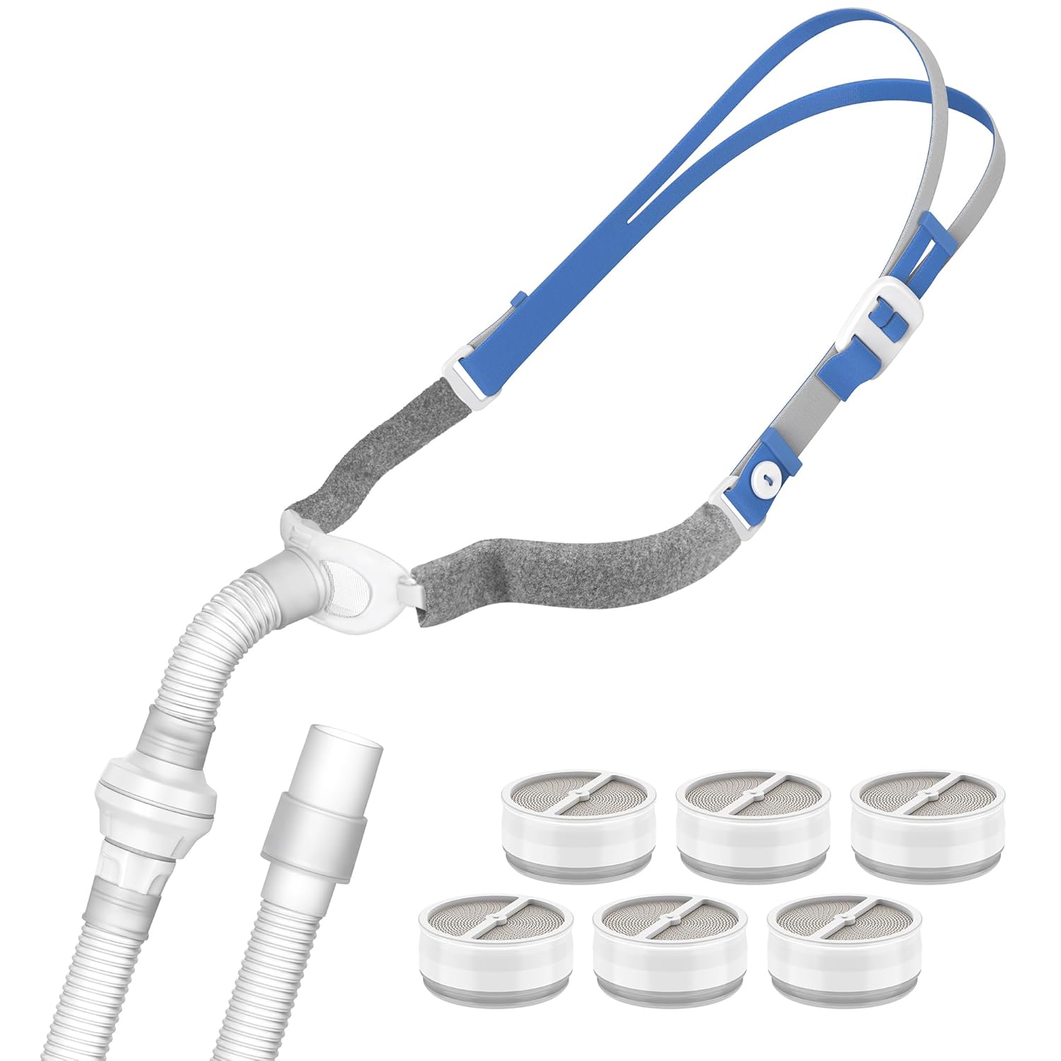 Conector Substituto P10 Compatível com AirMini & Airfit com Alça, Humi Dx Plus (6PCS) & Tubo Curto para Conectar Qualquer Mangueira de 22mm - Suprimentos IBEET para P10