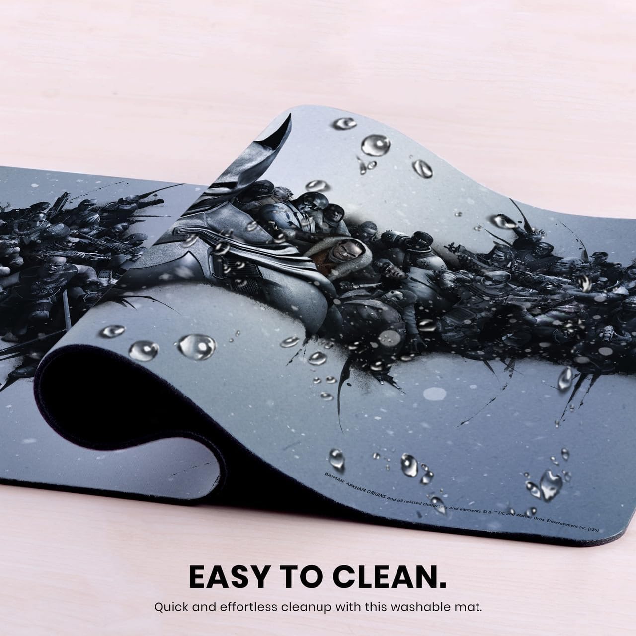 Head Case Designs Officially Licensed Batman Arkham Origins Logo Key Art 23.62 x 11.81 x 0.12 inches (600 x 300 mm) - L Gaming Office Desk PC Keyboard Mouse Mat Pad