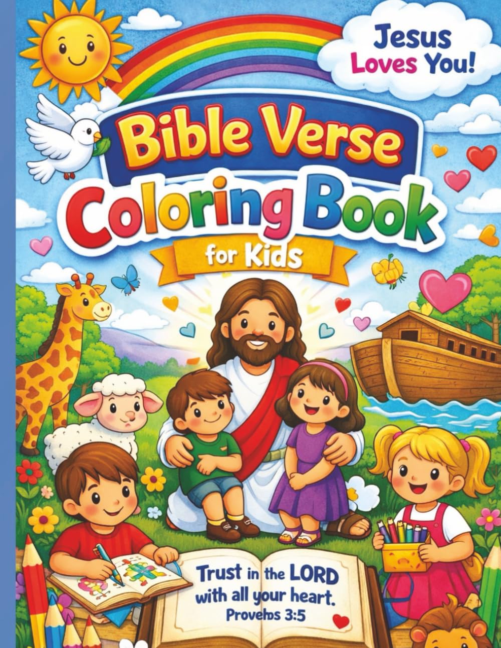 Bible Verse Coloring Book for Kids