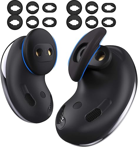 AHASTYLE Galaxy Buds Live - 6 pares de almohadillas de silicona para auriculares, accesorios de repuesto compatibles con Samsung Galaxy Buds Live