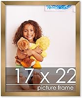 Vista 24 de Poster Palooza Marco de madera de bronce dorado de 26 x 34 pulgadas, acrílico UV, respaldo de tablero de espuma y accesorios para colgar incluidos